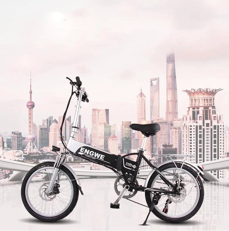 Best Electric Bike 48V12.5A Lithium Battery 20inch Aluminum Folding Electric Bicycle 500W Powerful e bike Mountain/ Snow beach ebike 7