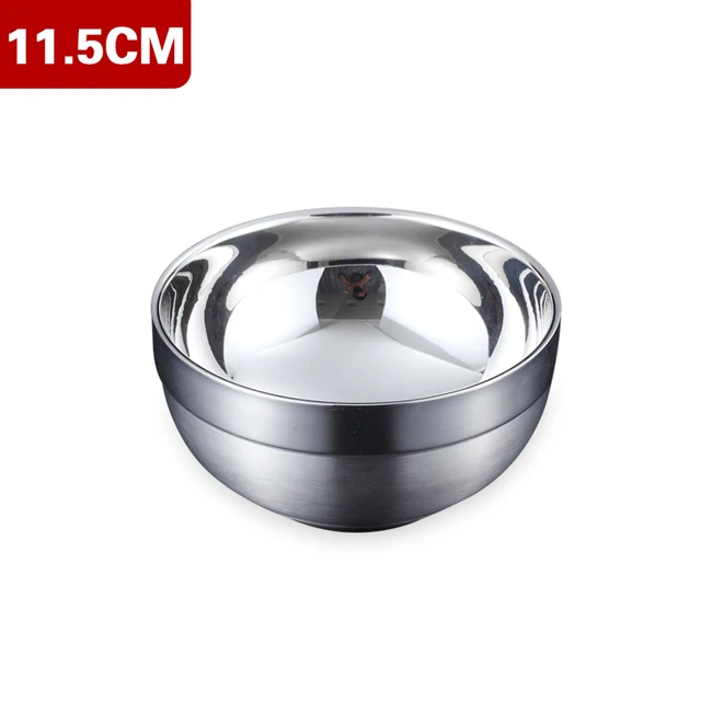 WORTHBUY 1Pcs 304 Stainless Steel Rice Bowl Leak Proof Thermos For Food