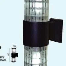 108*330 мм 6 Вт вверх и вниз Открытый водонепроницаемый светодиодный настенный светильник arandela externa led коридор балконли настенный светильник