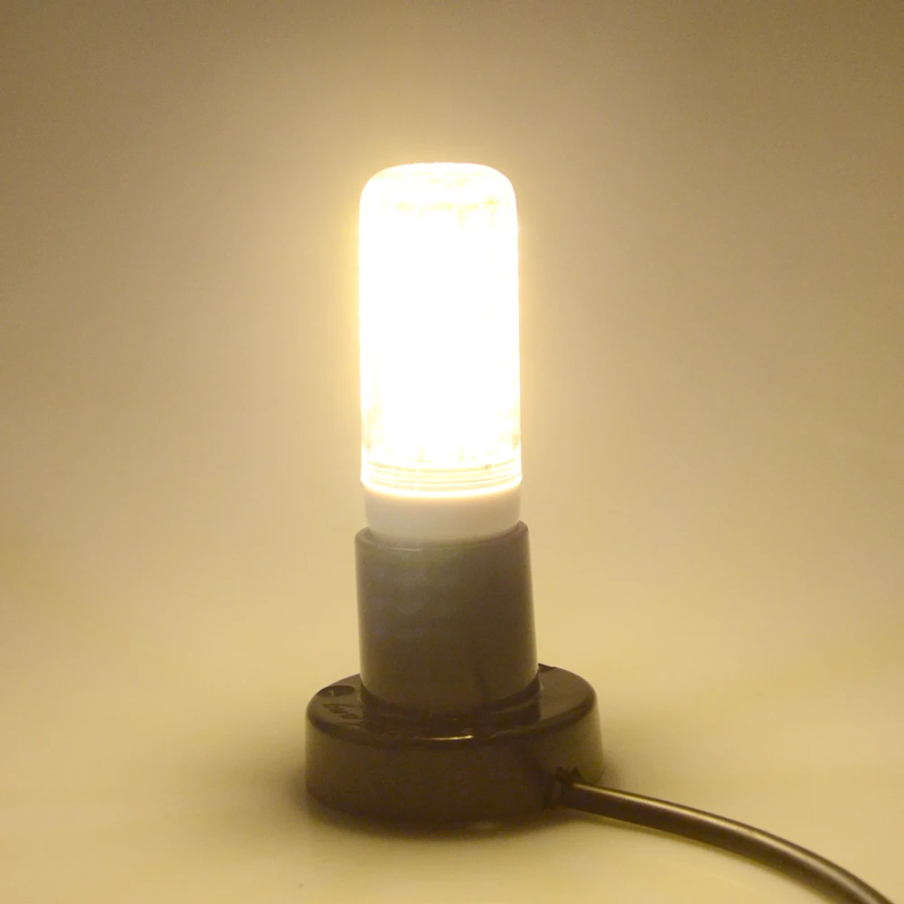 Новая светодиодная лампа Foxanon 5730 SMD 220 В E27 E14 лампочсветильник кукуруза 24 108