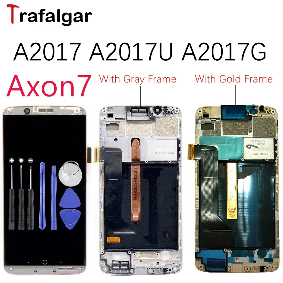 

AMOLED Screen For ZTE Axon7 Axon 7 LCD A2017 A2017U A2017G Display Touch Screen Digitizer Aseembly Replacement For ZTE A2017 LCD