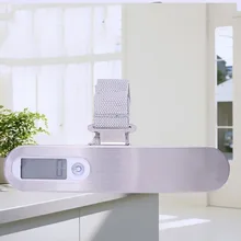 ЖК электронные подвесные карманные весы 1 шт. Портативный 50 кг/10 г хранение данных чемодан с цифровой индикацией весы устойчивые