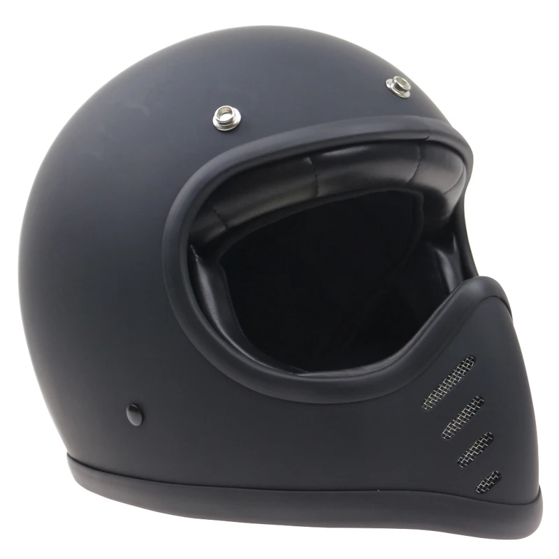 Мотоциклетный шлем в стиле ретро на все лицо старого велосипеда для Cafe racer может