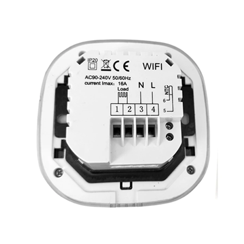 Wi-Fi Pressscreen Термостат Программируемый Регулятор температуры Электрический/Watring напольный нагревательный термостат совместим с Goo