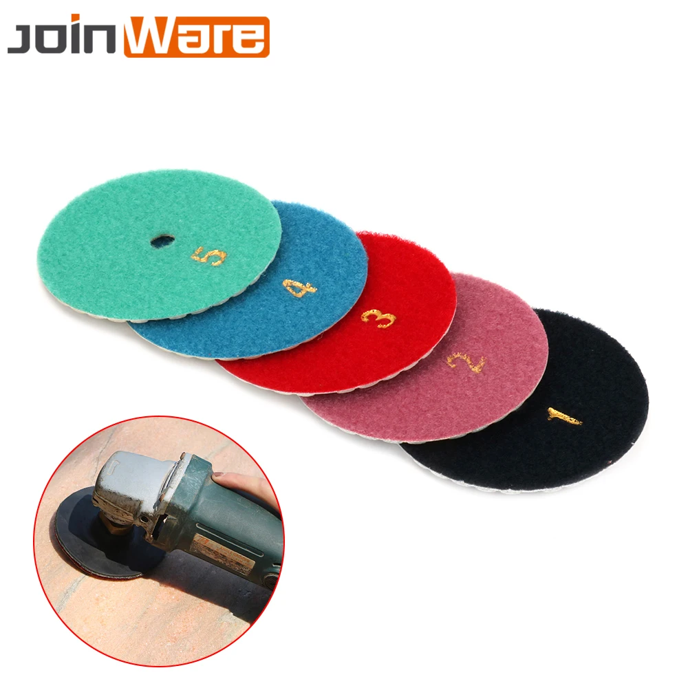 Diamond Flexible Dry Polishing Pad 80MM For Stone Granite Concrete