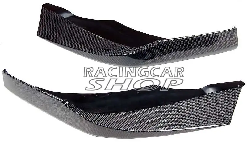 ACS style Real Carbon Fiber Front Spoiler Lip spoiler 1pair for BMW 6-Series F06 F12 F13 M Sport bumper  2012UP
