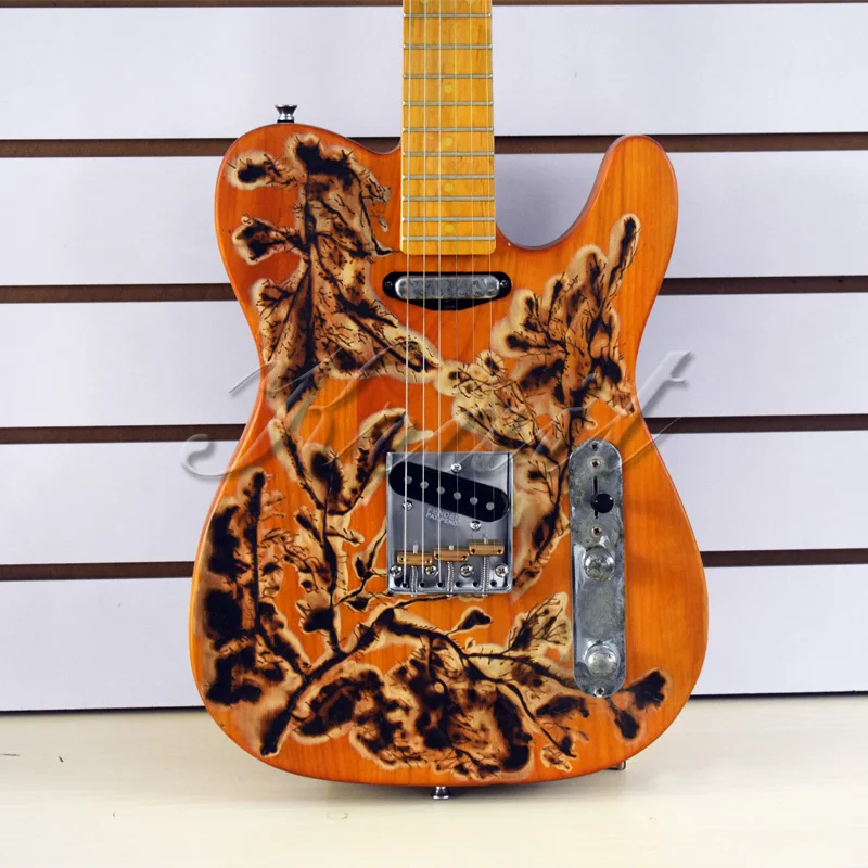 

Heavy relic electric guitar 6 string New modle alder wood maple neck free shipping