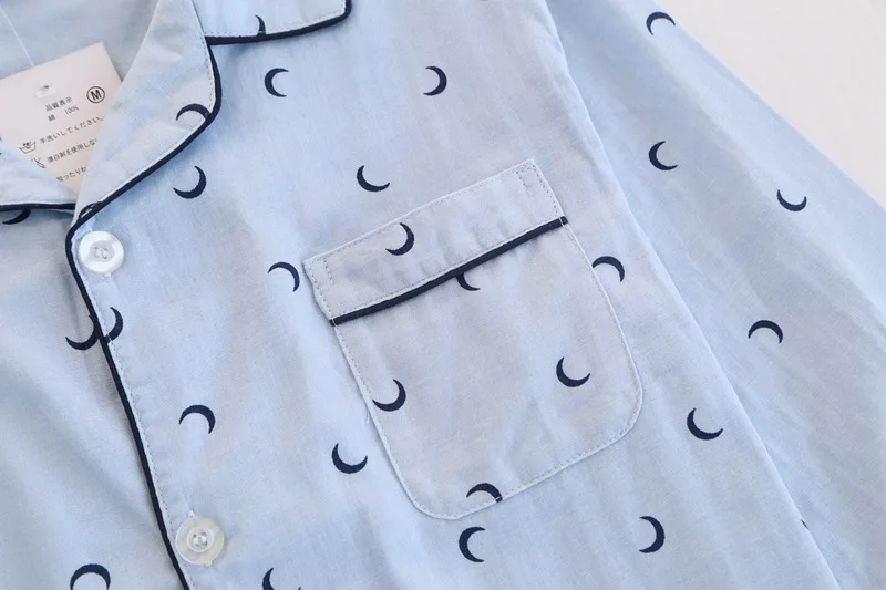 men cotton pijamas spring (2)