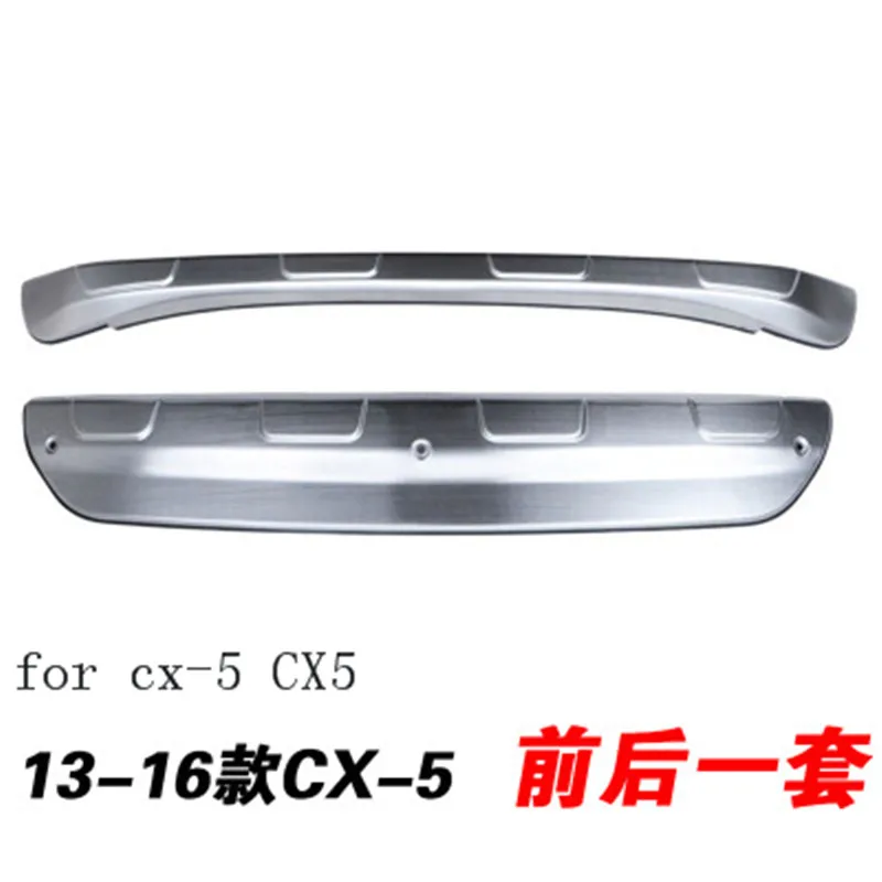 

Stainless steel front and rear Bumper Protector Skid Plate cover fit for Mazda cx-5 CX5 2013-2016 Auto parts