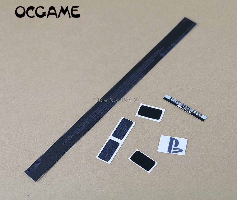 

OCGAME 2sets/lot Good quality Black Housing Shell Sticker Lable Seals for ps4 housing case CUH-1001A