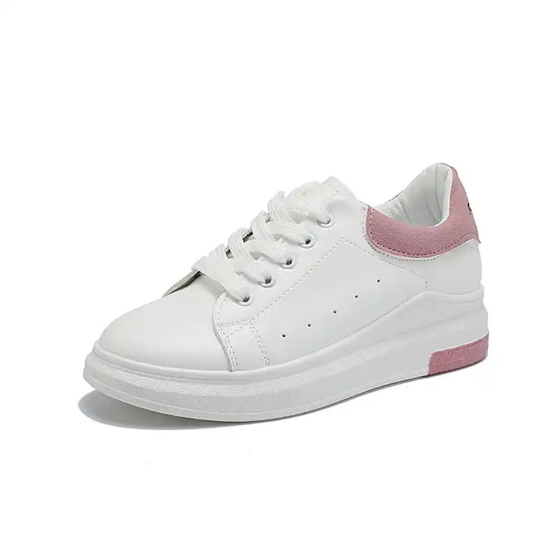 white lace up trainers womens
