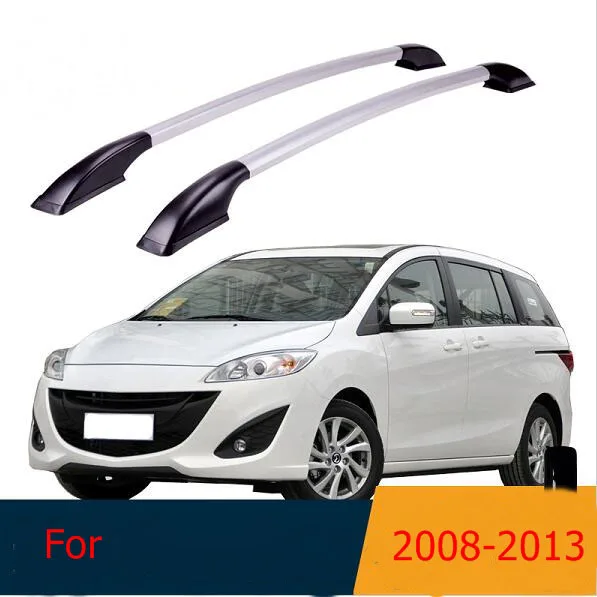 Roof Rack Boxes Side Rails Bars Luggage Carrier A Set For Mazda 5 M5