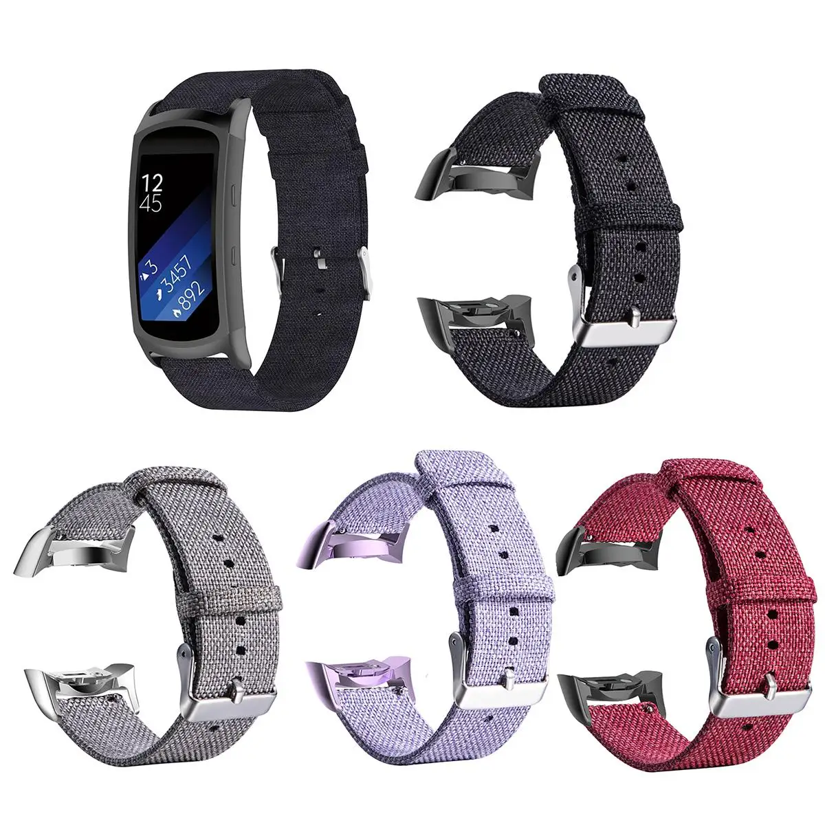 Брезентовый ремешок для samsung gear Fit 2 Pro R360 R350 R365 сменные ремешки часов аксессуары