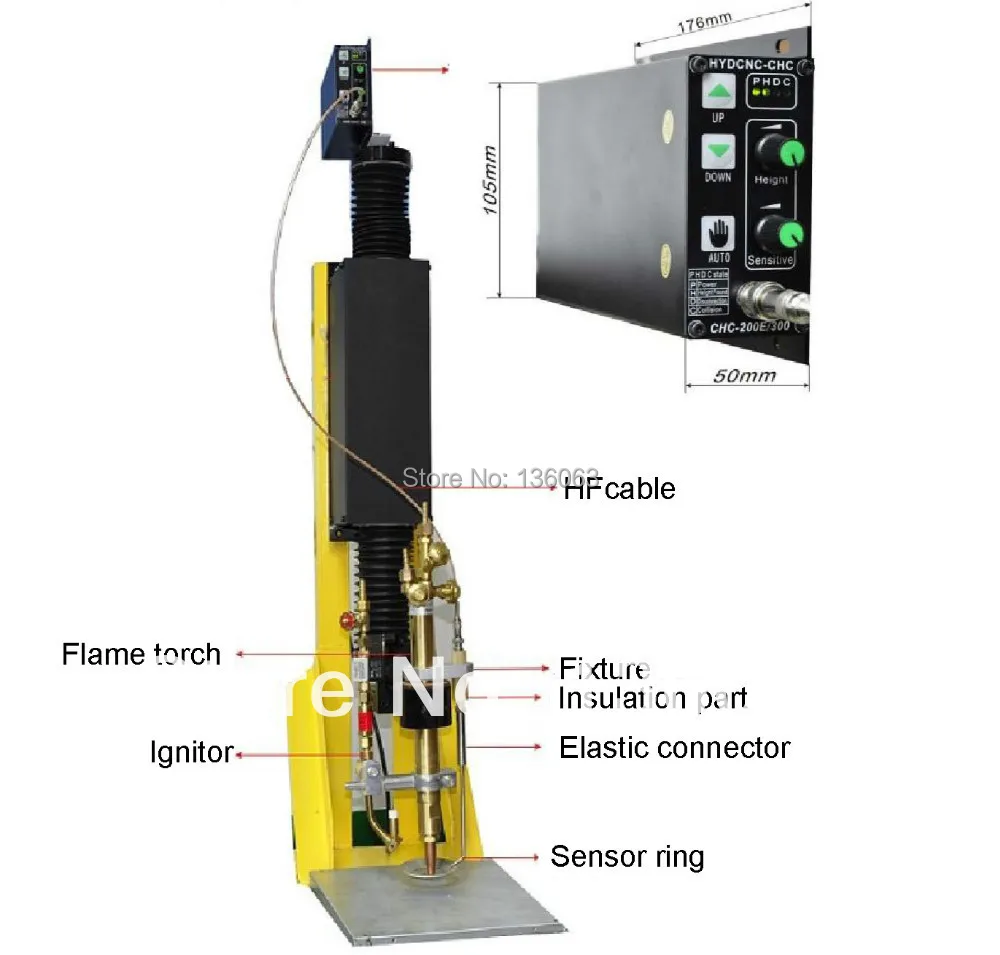 

CAP torch height controller (CHC-400) and auto Ignitor for flame cutting machine