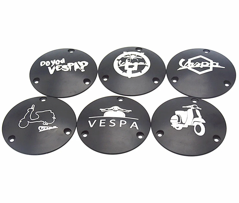 

New design For Vespa GTS300ie GTS GTV300 2012-2014 Motorcycle Engine Stator Cover CNC Engine Protector with logo