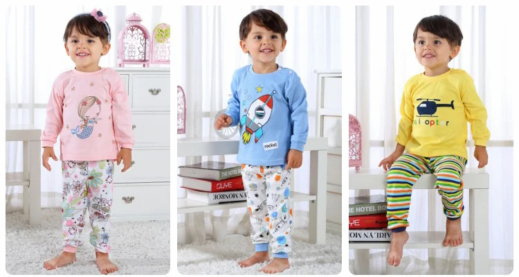 Newborn pajamas children sleepwear baby pajamas sets boys girls animal pyjamas pijamas cotton nightwear clothes kids clothing