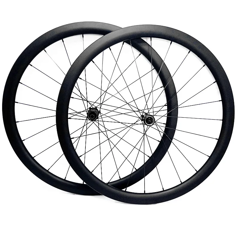 

carbon road wheels 700c clincher tubular 38mm deep 23mm width 3k UD carbon wheels novatec D271SB/D372SB QR OEM