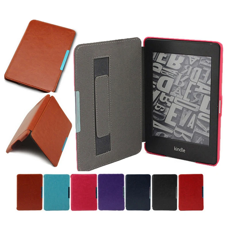 Уход за руками планшет чехол для Amazon Kindle Paperwhite 1 2 3 из искусственной кожи Smart Cover для Kindle 958 6' E-Book С Авто Режим сна/Пробуждение up