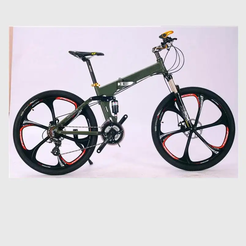 Excellent Kalosse Six spokes  Moutain  bicycle brand  26*2.125  DIY colors  bicycle foldable   21/24/27/30 speed   mountain bike man 6