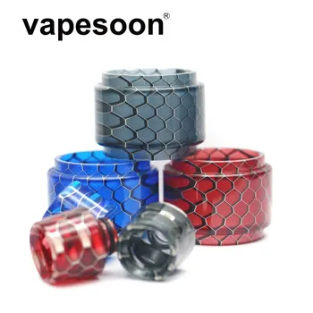 

CROWN 4 glass tube Colorful resin tube for CROWN 4 Atomizer tank bubble glass tube Cobra Tube& Drip Tip set