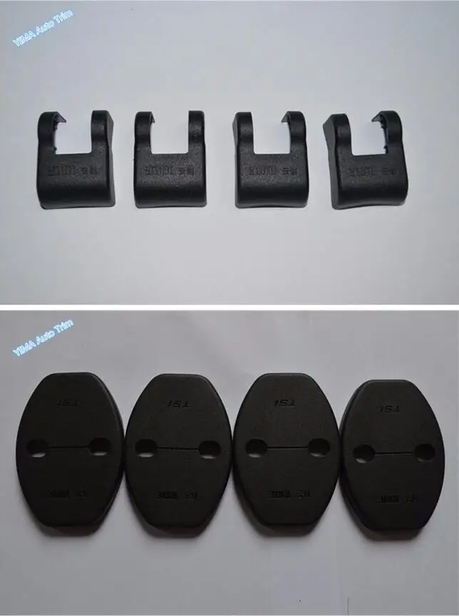

Lapetus Inner Car Door Lock & Arm Stop Rust Waterproof Protector Cover Trim Car Styling Fit For Volkswagen VW Tiguan 2014 - 2019