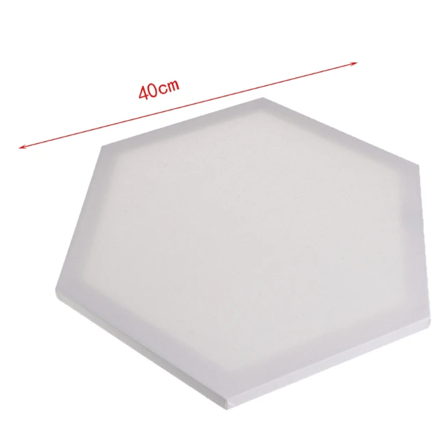 hexagon wood framed artist blank art canvas boards for acrylic oil