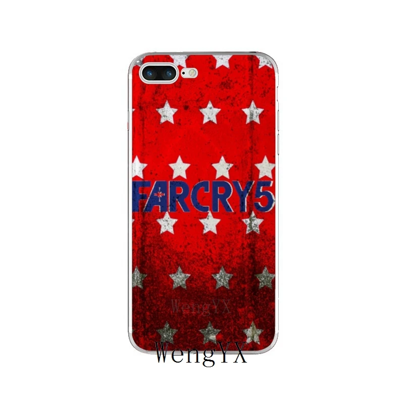 Модная Игра Far Cry 5 логотип узор тонкий силиконовый мягкий чехол для телефона для iPhone X 8 8plus 7 7plus 6 6s plus 5 5S 5c SE 4 4S - Цвет: FarCry5A14