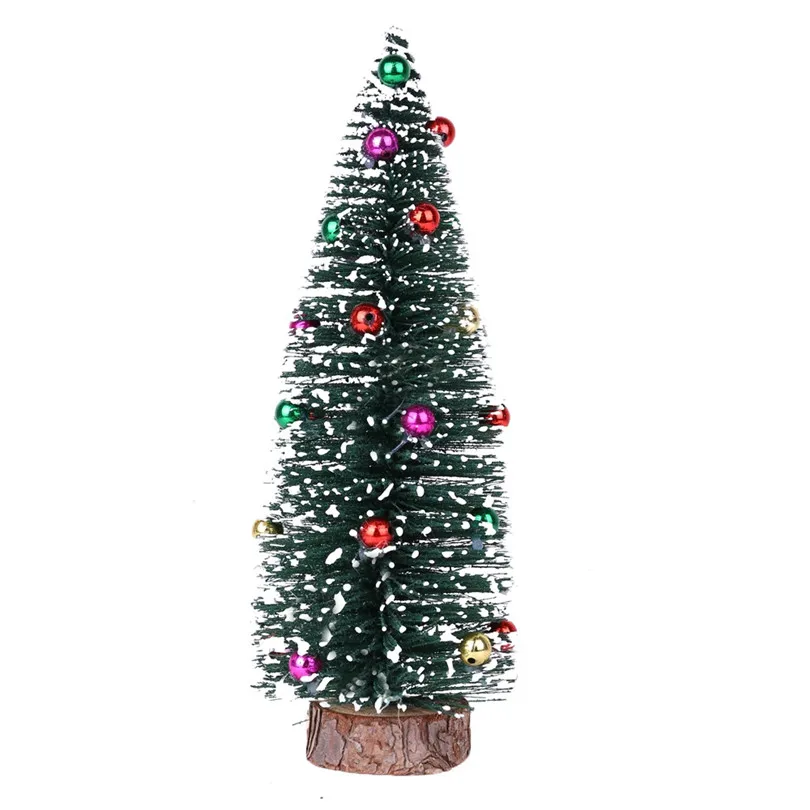 Рождественская елка, мини сосновая елка, рождественские украшения для дома, дерево, рождественский подарок, Новогоднее украшение, стол, сделай сам, Navidad 30DEC04 - Цвет: C 20CM