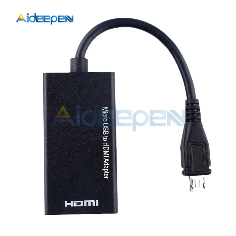 Микро USB к HDMI 1080P HD аудио адаптер конвертер HDMI Женский к Micro HDMI Мужской кабель Разъем для видео ТВ ПК 720P