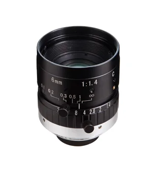 

2.0 Mega Pixel C-Mount 6mm 1/2" FA / Machine Vision fixed focal length lenses Industrial camera Lens F1.4 manual Iris CCTV lens
