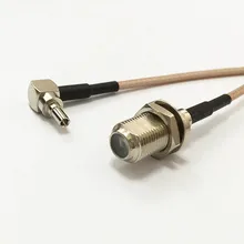 F гнездовой разъем CRC9 прямоугольный конвертер RG316 по оптовой цене Быстрая 15 см " адаптер