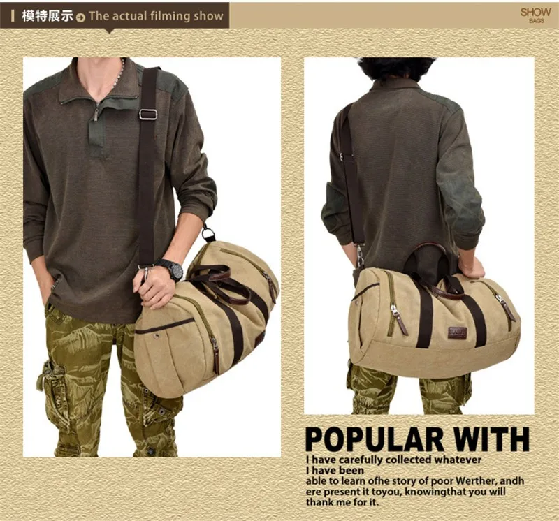 Новинка, модная Военная Холщовая Сумка для багажа, мужская дорожная сумка, большая сумка-тоут для путешествий, мужская сумка для путешествий, сумка для отдыха на выходных