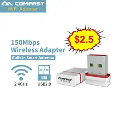 COMFAST 150 Мбит/с свободный привод с USB CF-WU815N Wi Fi адаптер Mini USB PC сетевой карты 802.11n маршрутизатор Функция приемник/transmiter