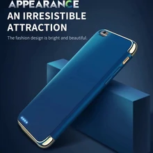 Для iphone 6, 6 S, Ультратонкий чехол для зарядного устройства, для iphone 7, 8, тонкий матовый противоударный чехол для внешнего аккумулятора, чехол для зарядки, задняя крышка