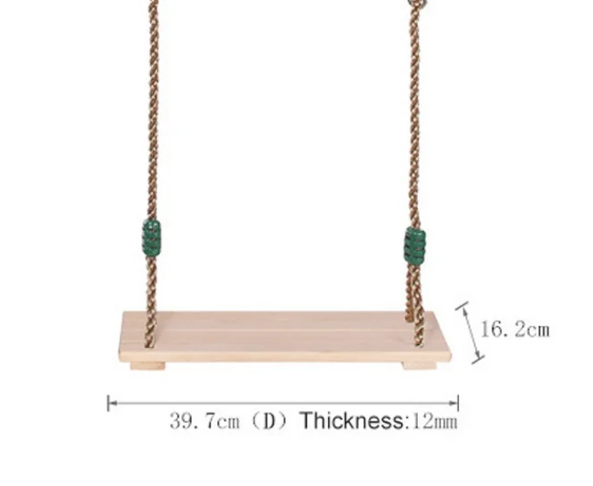 Для взрослых и детей, деревянные садовые качели, экологические, легко установить, дерево, качели, веревка, сиденье, подвесное, литое, для детей, LF115 - Цвет: Многоцветный