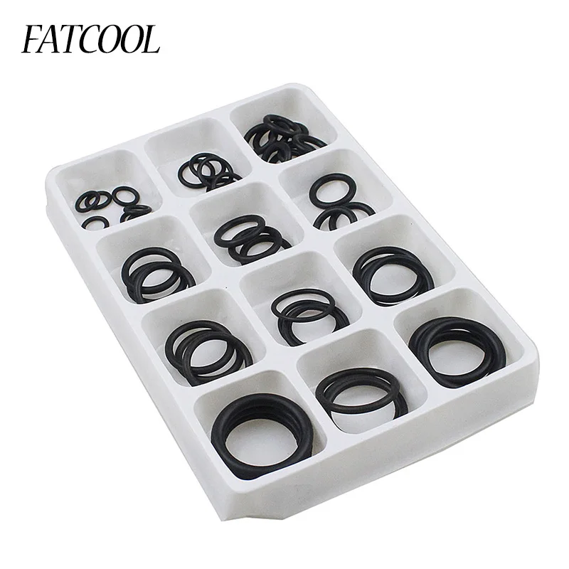 FATCOOL 50 قطع المطاط يا الدائري حلو أحجام كيت ل السباكة الحنفية ختم بالوعة ختم موضوع