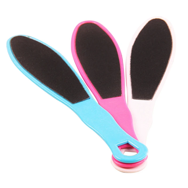 

Color Random 1pcs Double Side Foot Rasp Hard Dead Skin File Callus Remover Scrubber Pedicure