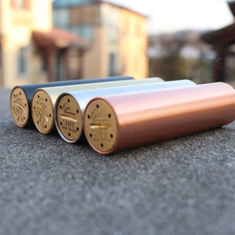 

Free fast shipping SMPL mechanical mod 510 thread fit for RDA tank good quality mech mod 4 colors kadier e-cigarrate MOD