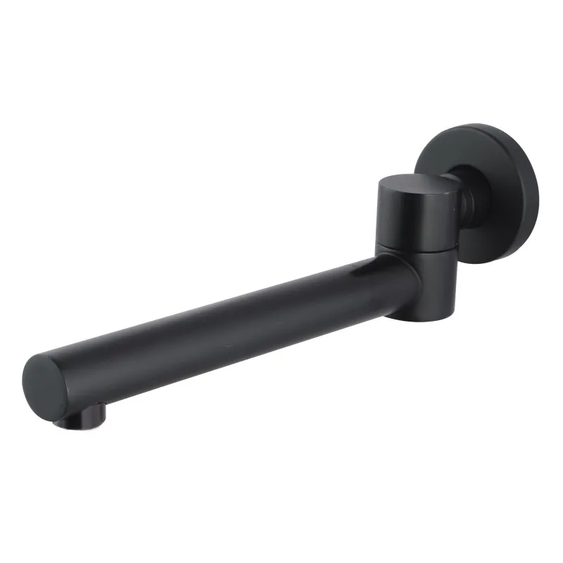Buy Solid Brass MATTE BLACK shower Spout Bath tub 180
