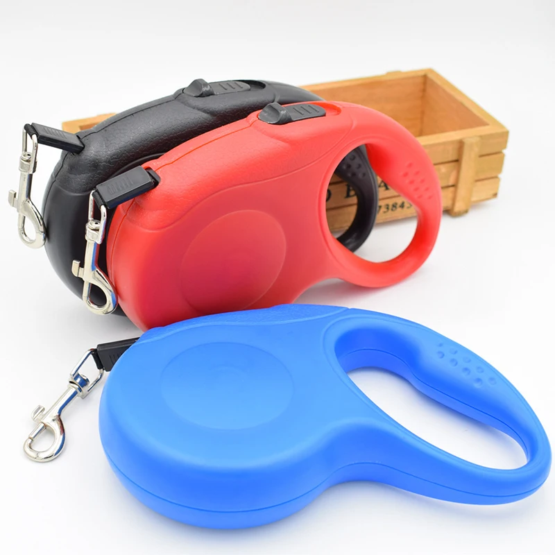 Pet Tractor Rope Single Switch Automatic Telescopic Traction Rope Dog