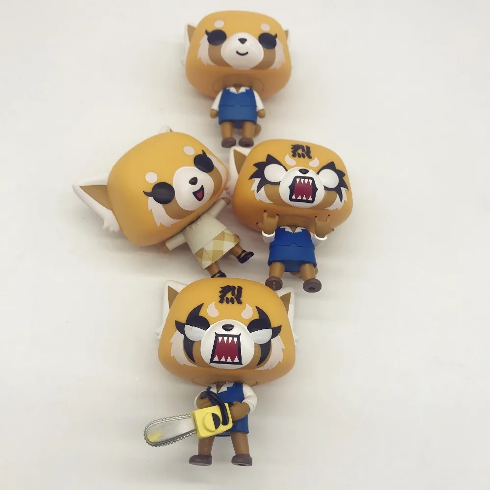 AOSST Aggretsuko Rage/бензопилы/дата ночь реативная мультяшная фигурка виниловая экшн