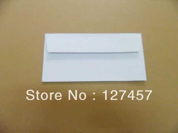 200x DL Paper Envelopes Self Seal White Plain Size 110x220mm FREE P+P