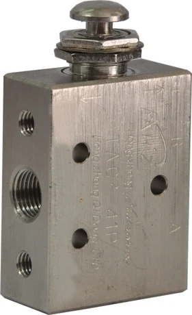 

Pneumatic 2 Position 3 Way Spring Return Button Air Valve TAC2-41P