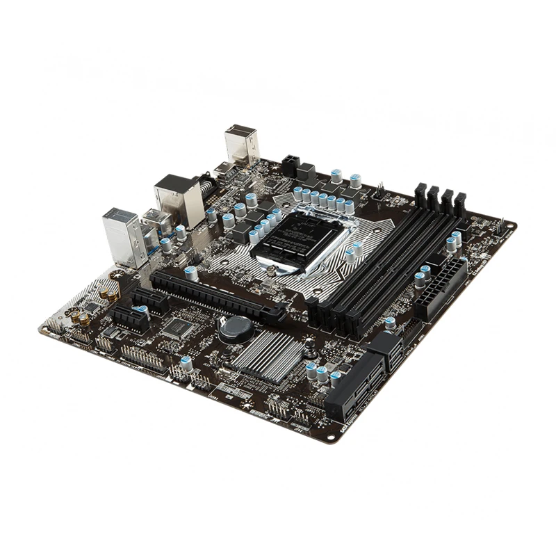 Материнская плата для MSI H170M pro dh 1151 pin H170 DDR4 поддерживает 6 7 поколение i7/i5/i3