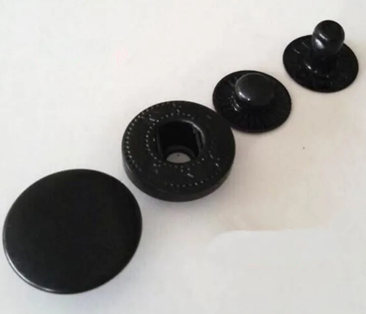 2017 New snap Buttons 50sets/lot black high Quality 12mm/15mm17mm/20mm