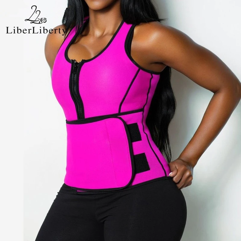2018 Hot Women Waist Training Vest Ultra Sweat Neoprene Gym Running Burn Fat Slimming Tops Sport