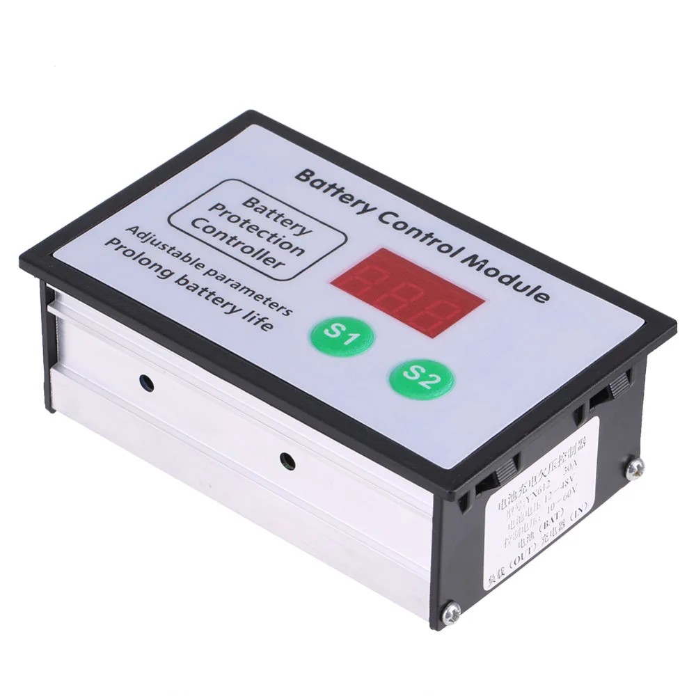 

10V-60V Over-discharge Protection Storage Battery Module Battery Protection Board 30A Under Voltage Control Module