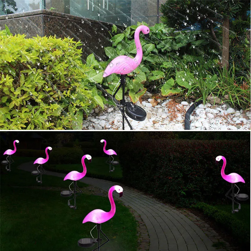 LED Lawn Lamps Solar Garden Light Flamingo Lawn Lamp Waterproof IP65 Solar Light Outdoor For Garden Lawn Decoration LED Lawn Lamps Solar Garden Light Flamingo Lawn Lamp Waterproof IP65 Solar Light Outdoor For Garden Lawn Decoration