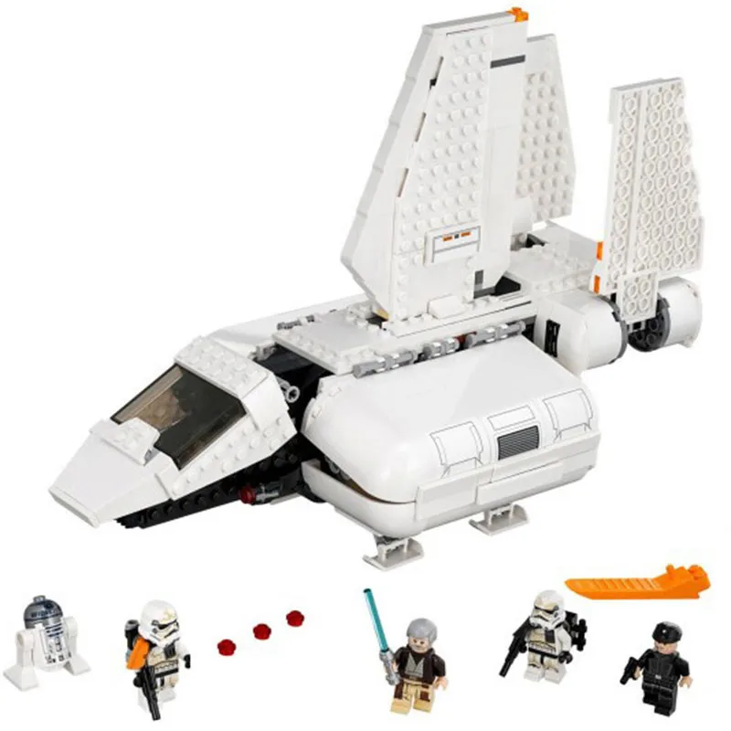 

In stock 05147 Star plan wars series The Imperial Landing Craft Model Building Blocks Kids DIY Toys Christmas gifts with 75221