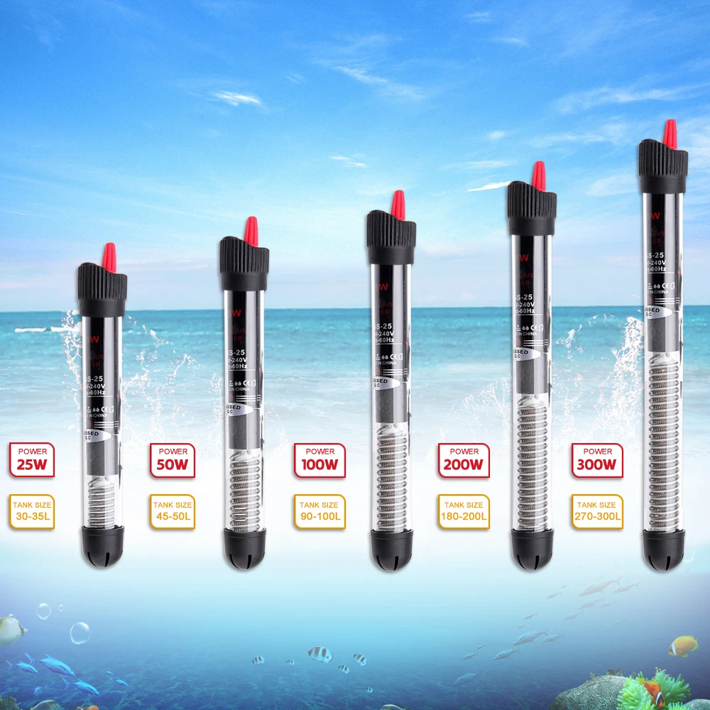 

Hoomall 1PC Aquarium Heater Fish Tank Water Aquarium Accessories Automatic Constant Temperature Heating Rod Power Saving Heater